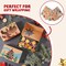 24PCS Christmas Cookie Boxes for Gift Giving, 8.5" x 5.75" x 2.75" Xmas Holiday Treat Cookie Tin with Window, 3 Designs Brown Foiled Kraft Bakery Boxes for Pastries, Cupcakes, Brownies, Doughnut